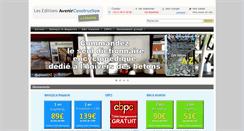Desktop Screenshot of editions-avenirconstruction.fr